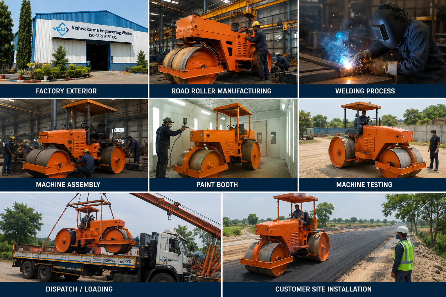 Road Roller manufacturing