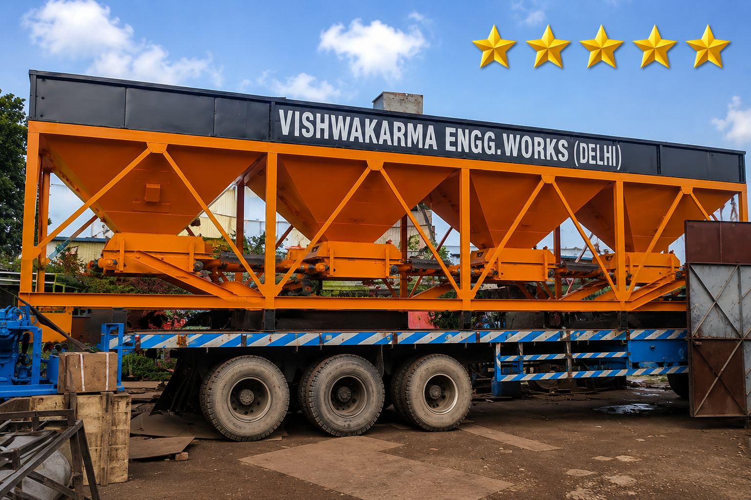 Four Bin Feeder