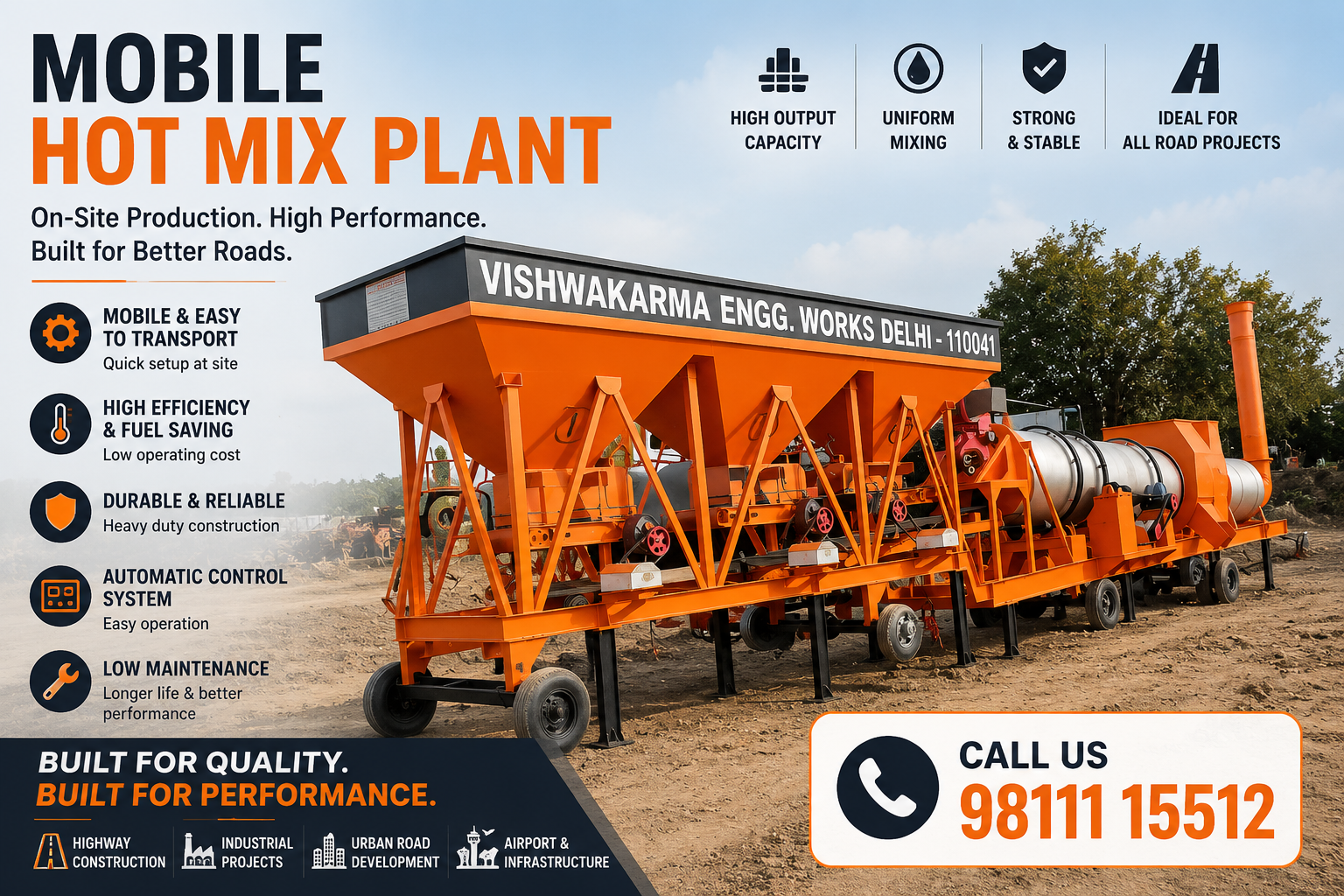 Mobile Hot Mix Plant