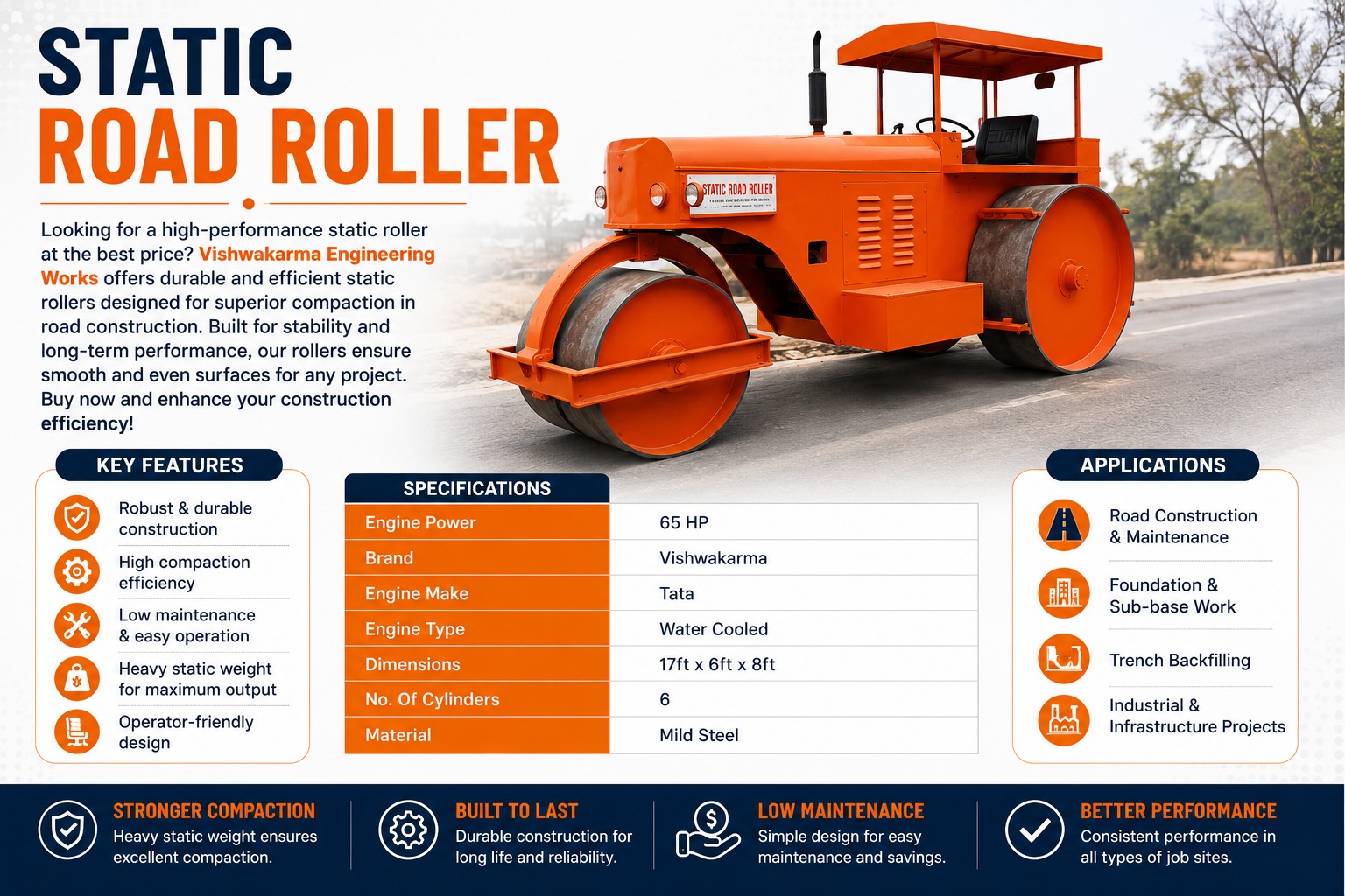 Static Road Roller
