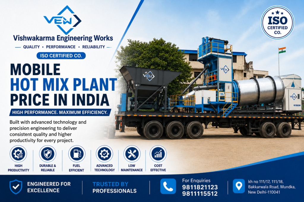Mobile Hot Mix Plant Price in India