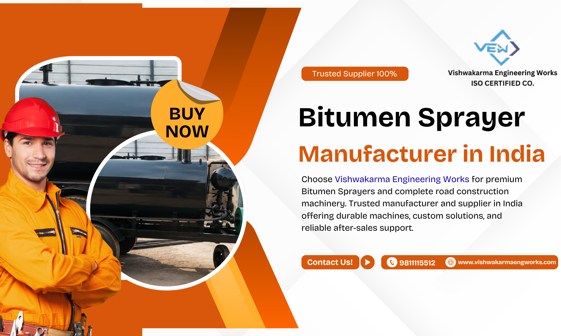 Bitumen Sprayer Manufacturer in India