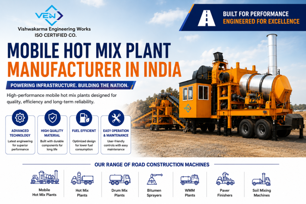 Mobile Hot Mix Plant Manufacturer in India
