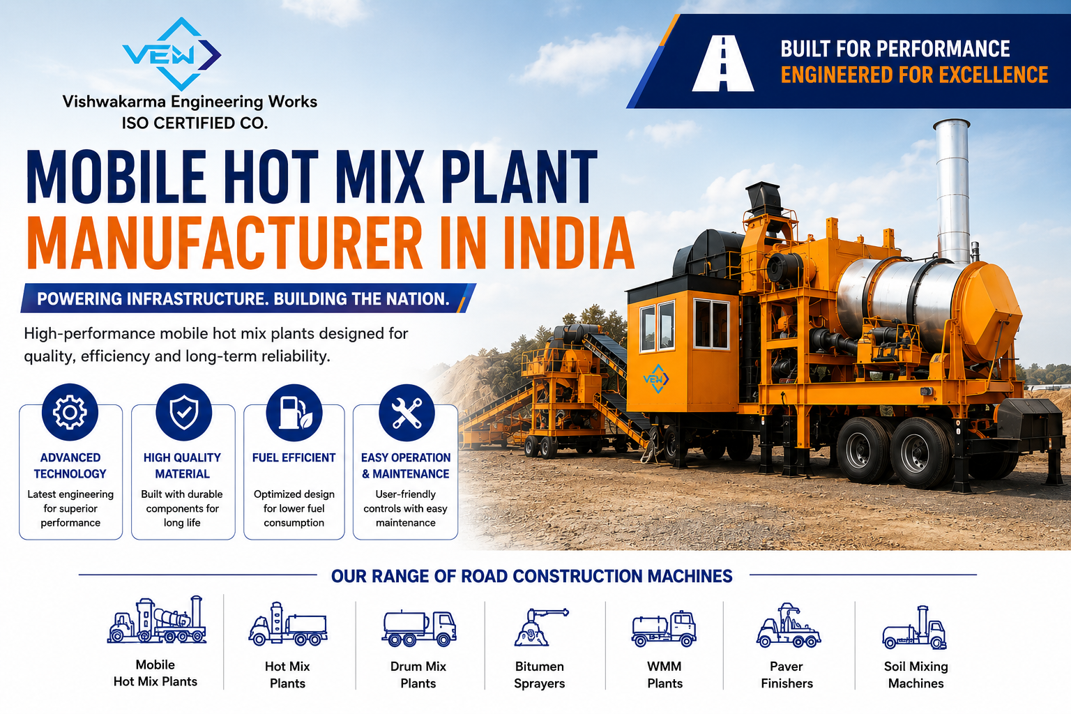 Mobile Hot Mix Plant Manufacturer in India